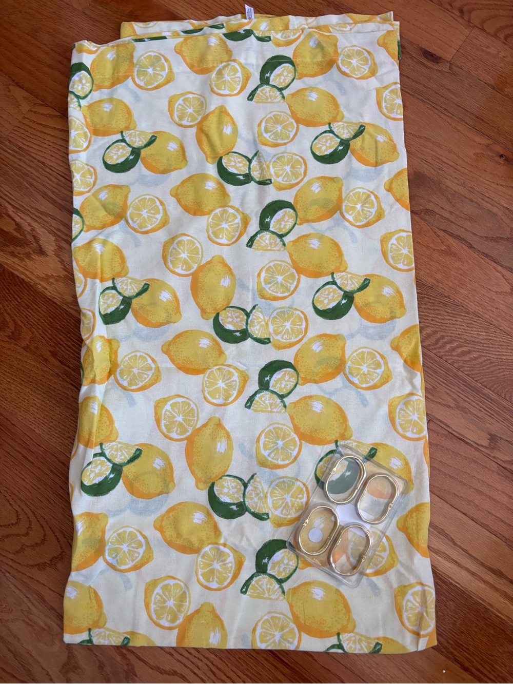 Lemon Print Shower Curtain - Bright Yellow & Green - Urban Outfitters